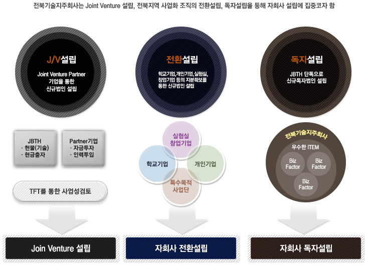 자회사설립모형 